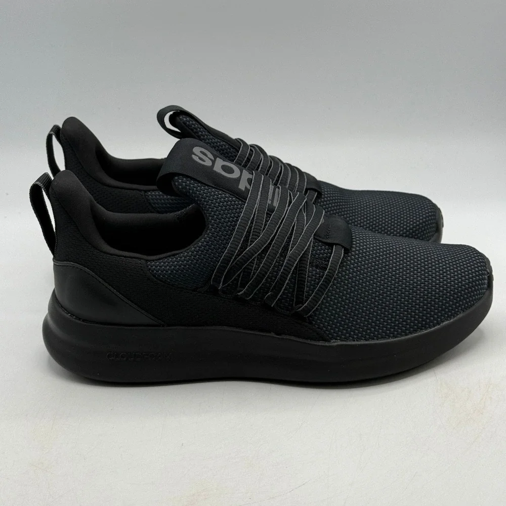 adidas Lite Racer Adapt 7.0 Shoes Mens Size 8 Black Carbon Running IE8684